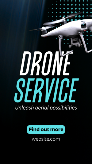 Modern Professional Drone Service Facebook story Image Preview