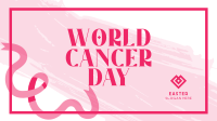 Minimalist Cancer Awareness Facebook Event Cover Design