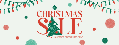 Christmas Sale for Everyone Facebook cover Image Preview