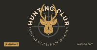 Hunting Club Deer Facebook ad Image Preview