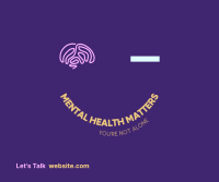 Mental Health Matters Facebook post Image Preview