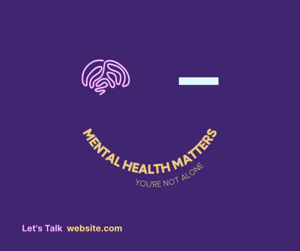 Mental Health Matters Facebook Post Design Image Preview