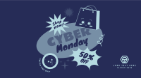 Cyber Monday Facebook Event Cover Design