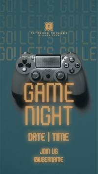 Game Night Console TikTok Video Image Preview