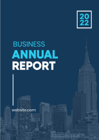 Annual Report Building Flyer Image Preview