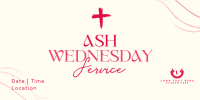 Minimalist Ash Wednesday Twitter Post Image Preview