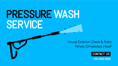 Power Washing Service Facebook event cover Image Preview