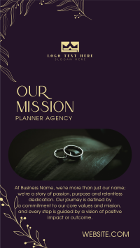 Wedding Organizer Mission Facebook Story Design