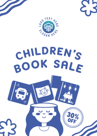 Kids Book Sale Poster Design