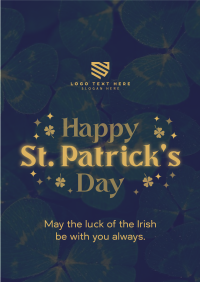Sparkly St. Patrick's Flyer Design