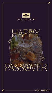 Passover Seder Plate Instagram Story Design