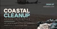 Coastal Cleanup Facebook Ad Design