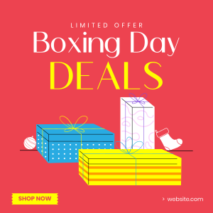 Boxing Day Deals Instagram post Image Preview