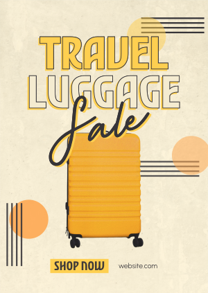 Travel Luggage Discounts Poster Image Preview