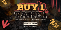 Buy 1 Take 1 Barbeque Twitter post Image Preview