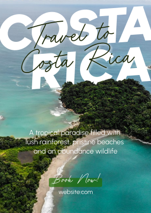 Travel To Costa Rica Poster Image Preview