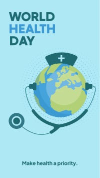 World Health Priority Day Facebook Story Design