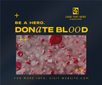Modern Blood Donation Facebook post Image Preview