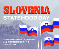 Slovenia Statehood Mountains Facebook post Image Preview