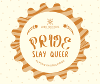 Pride Day Badge Facebook Post Design
