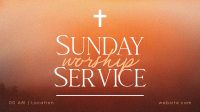 Blessed Sunday Service Facebook event cover Image Preview