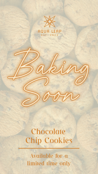 Coming Soon Cookies TikTok Video Image Preview