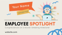 Employee Milestone Spotlight Animation Preview