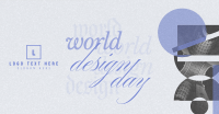Contemporary Abstract Design Day Facebook Ad Design