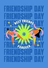Bestfriend forever Poster Design
