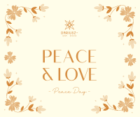 Floral Peace Day Facebook post Image Preview