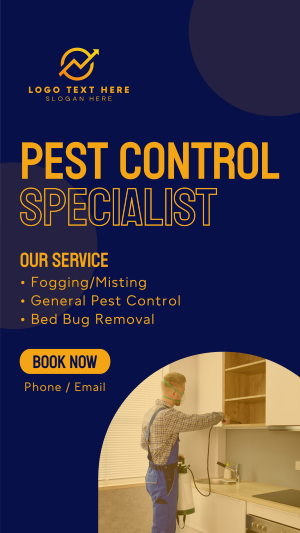 Pest Control Management Facebook story Image Preview