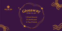 Abstract Giveaway Rules Twitter post Image Preview