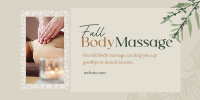 Luxe Body Massage Twitter post Image Preview