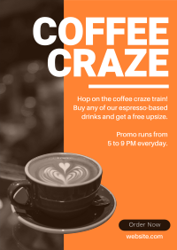 Coffee Craze Poster Design