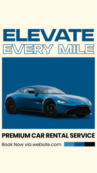 Premium Car Rental YouTube short Image Preview
