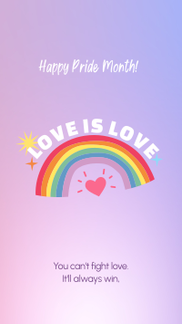 Love Is Love Instagram story Image Preview