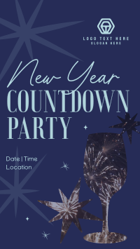 New Year Countdown Party TikTok video Image Preview