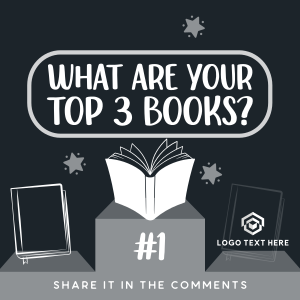 Your Top 3 Books Instagram post Image Preview