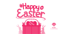 Easter Basket Greeting Facebook event cover Image Preview