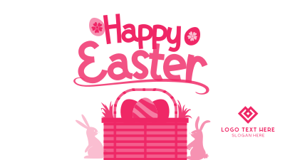 Easter Basket Greeting Facebook event cover Image Preview