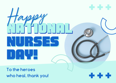 Healthcare Nurses Day Postcard Image Preview