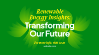 Renewable Energy Seminar Animation Design