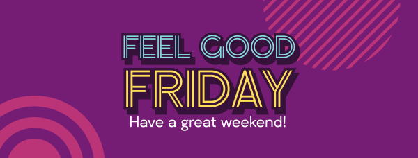 Feel Good Friday Facebook Cover Design Image Preview