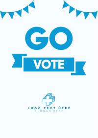Go Vote Election Flyer Design
