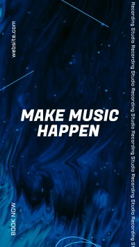 Music Studio Facebook Story Design