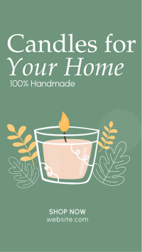Home Candle Instagram Story Design