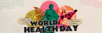 World Health Day Collage Twitter Header Design