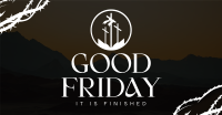 Simple Good Friday Facebook ad Image Preview