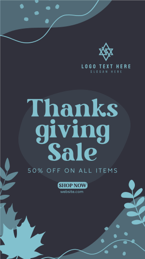 Thanksgiving Flash Sale Facebook story Image Preview