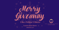 Merry Giveaway Announcement Facebook ad Image Preview
